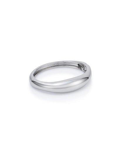 Small Bulb Bangle - Silver